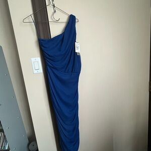 knee length dresses for ladies Velvet Off Shoulder Midi Dress main image 1